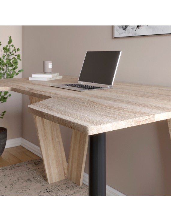 Комп'ютерний стіл LION Квест Бетон темний (LION-041164) ТОП