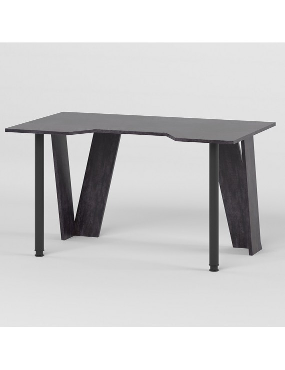 Комп'ютерний стіл LION Квест Бетон темний (LION-041164) ТОП