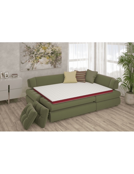 Топпер Flip Granat cocos/Гранат кокос, Розмір матрацу (ШхД) 80x190 (MTL-141058)