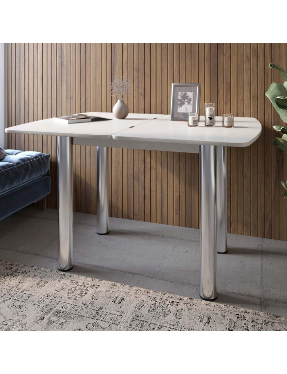 Обідній стіл розкладний LION Нота Бетон Style 60x90/90x120 (LION-041277)