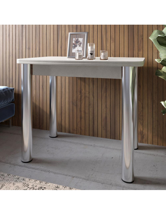 Обідній стіл розкладний LION Нота Бетон Style 60x90/90x120 (LION-041277)