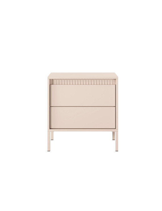 Тумба приліжкова Perfect Home Сенсо / Senso 2S/53 з 2 шухлядами Беж (PFH-092035)