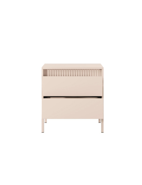 Тумба приліжкова Perfect Home Сенсо / Senso 2S/53 з 2 шухлядами Беж (PFH-092035)