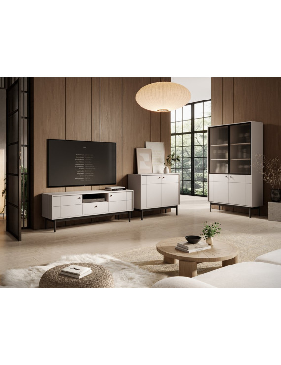 Комод Perfect Home Джапанді / Japandi K104 2-дверний Кашемір (PFH-091469)