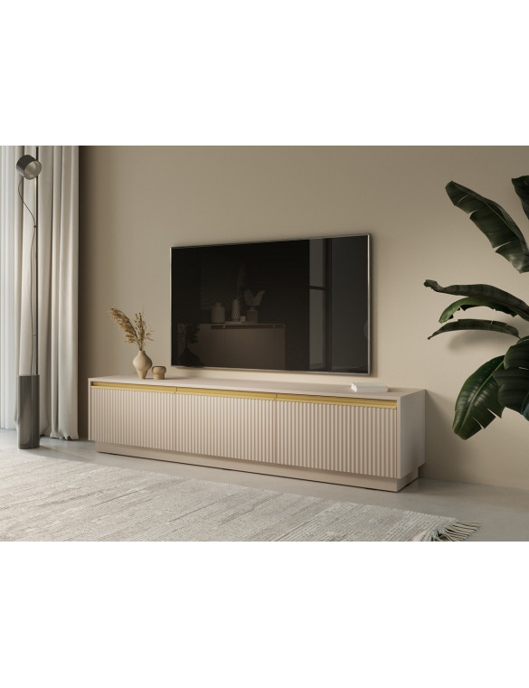 Тумба під ТВ Perfect Home Роял / Royal RTV180 3-дверна Бежевий (PFH-091293)