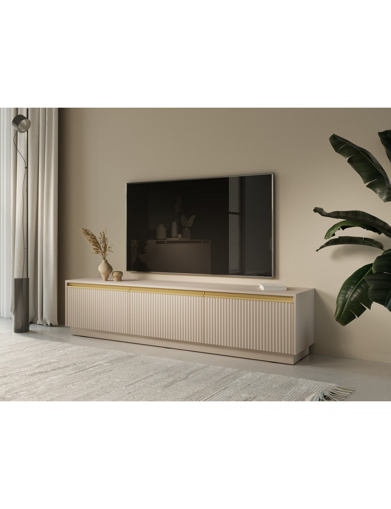 Тумба під ТВ Perfect Home Роял / Royal RTV180 3-дверна Бежевий (PFH-091293)