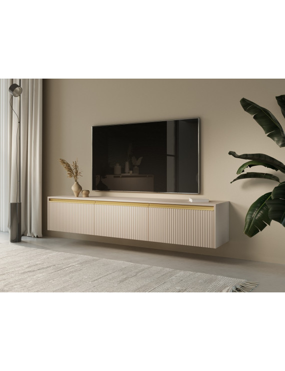 Тумба під ТВ Perfect Home Роял / Royal RTV180 3-дверна Бежевий (PFH-091293)