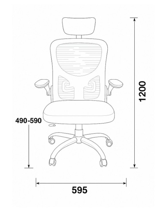 Крісло комп'ютерне дитяче Perfect Home OC-8970M Сірий/блакитний (PFH-092060)