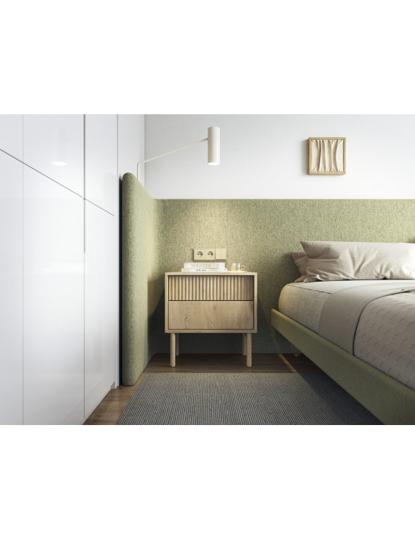 Тумба приліжкова Perfect Home Таво / Tavo 2S/53 з 2 шухлядами Дуб кремона (PFH-091402)