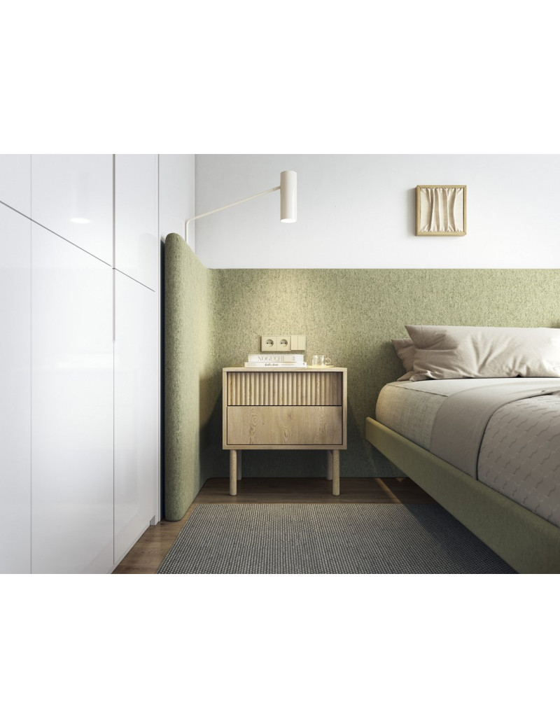 Тумба приліжкова Perfect Home Таво / Tavo 2S/53 з 2 шухлядами Дуб кремона (PFH-091402)