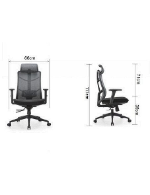 Крісло комп'ютерне HQOC-24A-2 Perfect Home Чорний (PFH-092091)