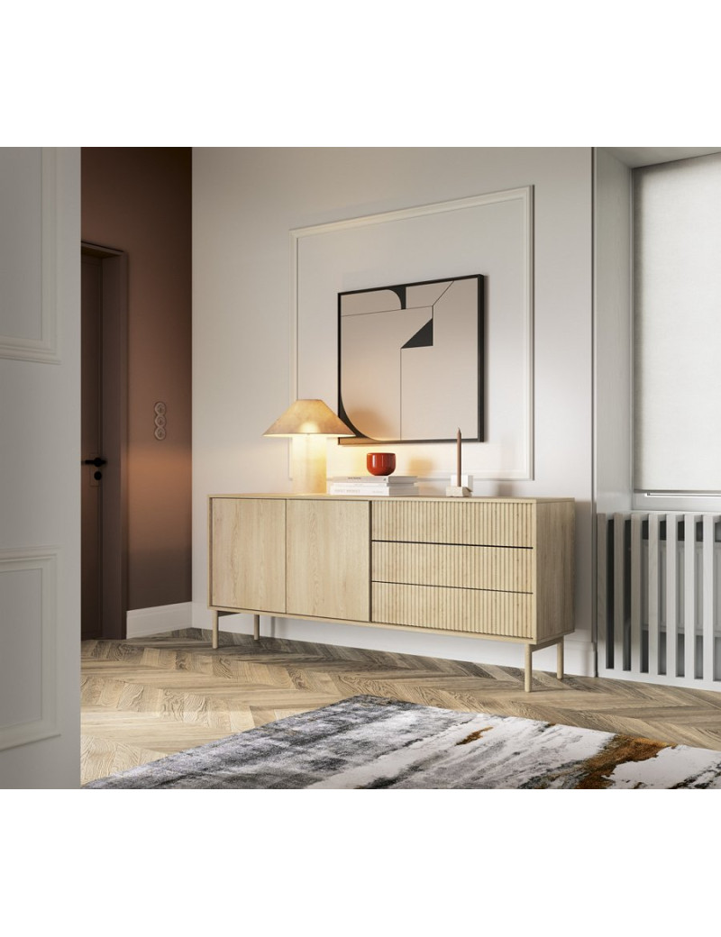 Комод Perfect Home Таво / Tavo 2D3S/187 2-дверний з 3 шухлядами Дуб кремона (PFH-091400)