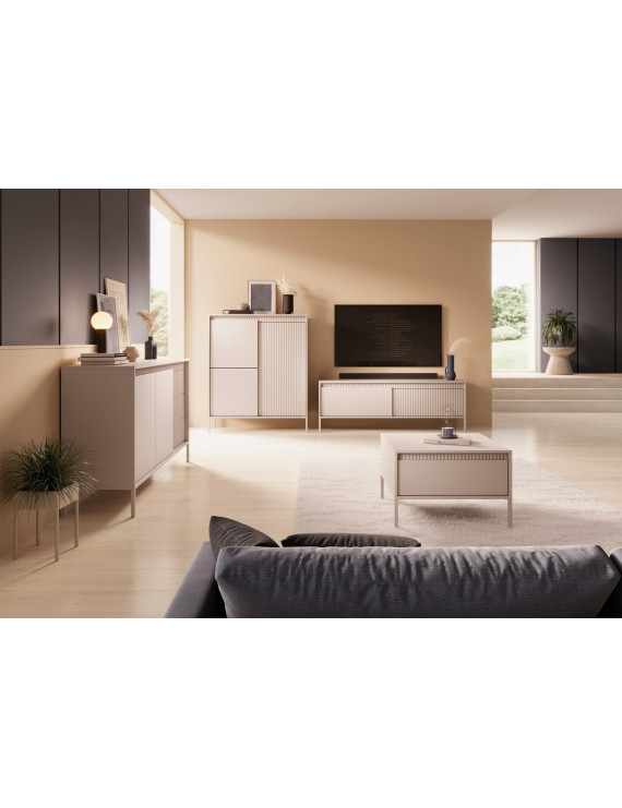 Комод Perfect Home Сенсо / Senso 2-дверний з 3 шухлядами 2D3S/153 Беж (PFH-091107)
