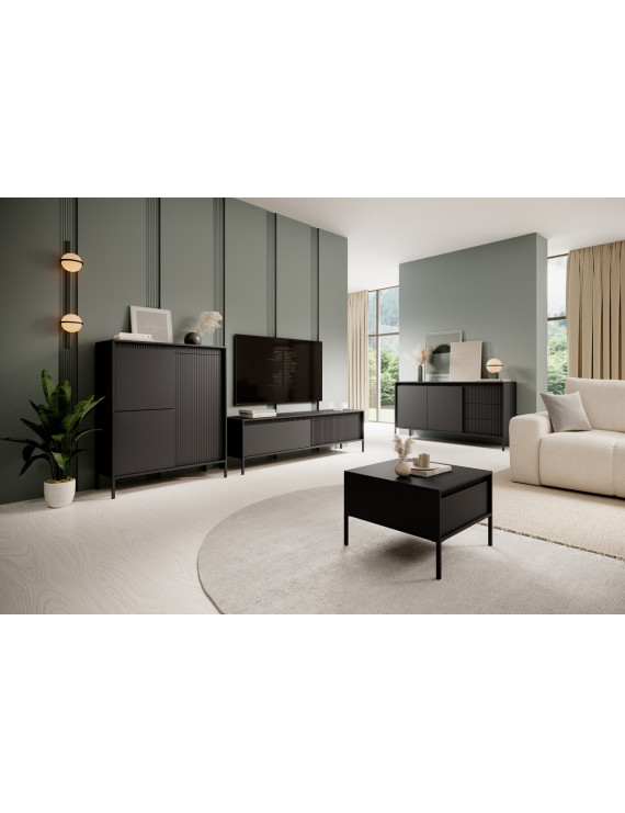 Стіл журнальний Perfect Home Сенсо / Senso 68 Чорний (PFH-091139)
