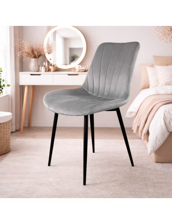 Стілець PM-008 Perfect Home Сірий (PFH-092083)