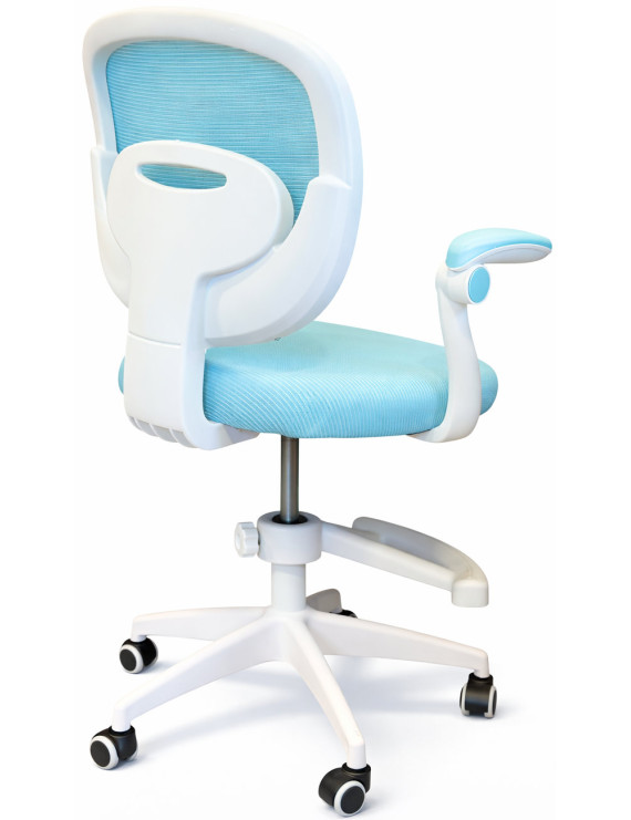 Крісло обертове дитяче з підставкою для ніг PERFECT KIDS BLUE Perfect Home Блакитний (PFH-092116)
