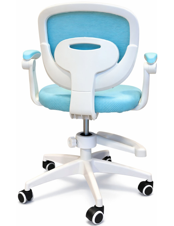 Крісло обертове дитяче з підставкою для ніг PERFECT KIDS BLUE Perfect Home Блакитний (PFH-092116)