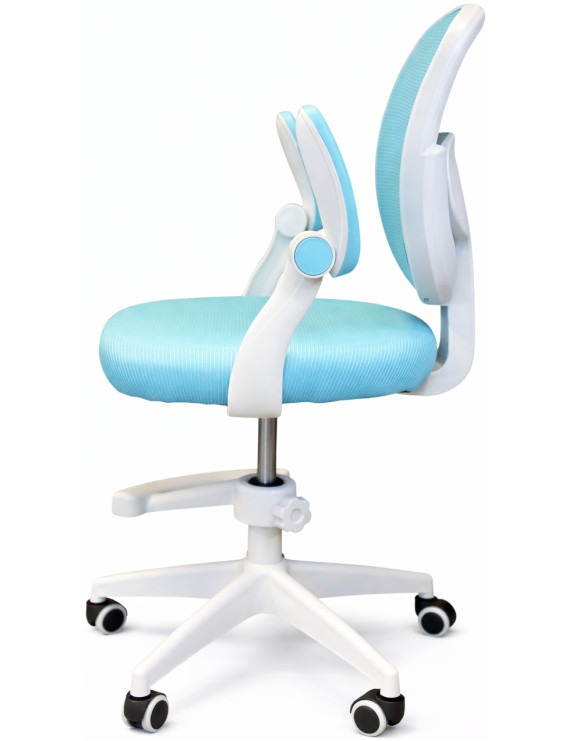 Крісло обертове дитяче з підставкою для ніг PERFECT KIDS BLUE Perfect Home Блакитний (PFH-092116)