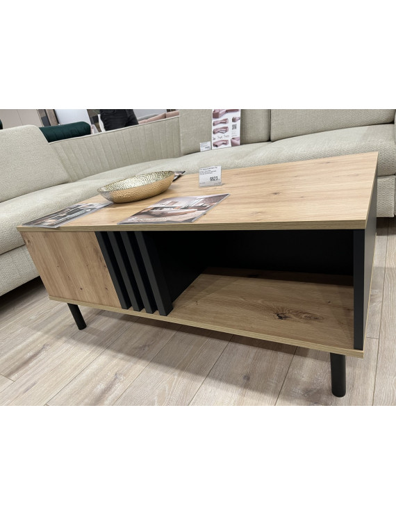 Стіл журнальний Perfect Home Мадіс / Madis 100 Дуб артизан/антрацит (PFH-091071)