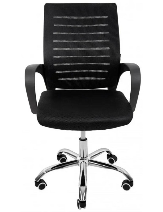 Крісло комп'ютерне з підлокітниками Perfect Home OC-618 Чорний (PFH-092055)