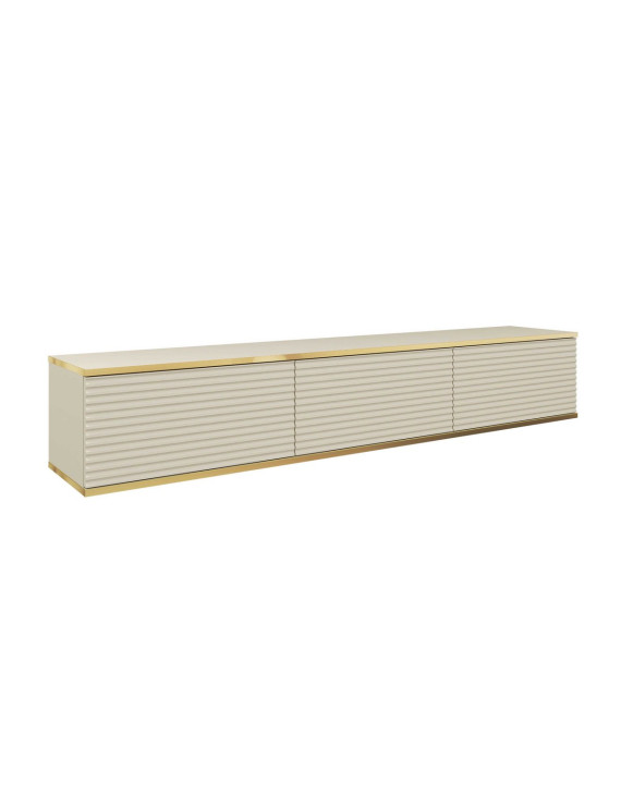Тумба під телевізор навісна Perfect Home Оро / Oro 3-дверна RTV175 MDF Бежевий (PFH-091366)