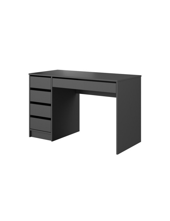Стіл туалетний письмовий Perfect Home Ада / Ada 5S/120 з 5 шухлядами Антрацит (PFH-091308)