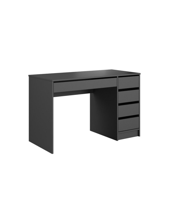 Стіл туалетний письмовий Perfect Home Ада / Ada 5S/120 з 5 шухлядами Антрацит (PFH-091308)