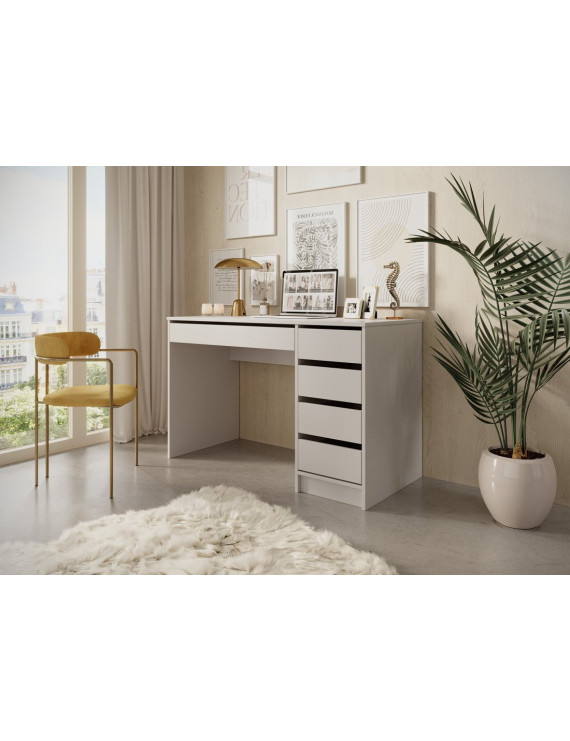 Стіл туалетний письмовий Perfect Home Ада / Ada 5S/120 з 5 шухлядами Кашемір (PFH-091309)