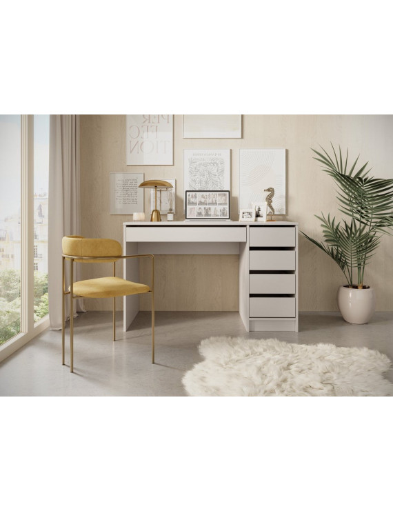 Стіл туалетний письмовий Perfect Home Ада / Ada 5S/120 з 5 шухлядами Кашемір (PFH-091309)