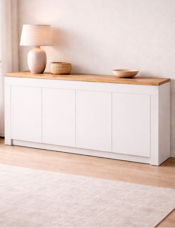 Великий комод LION Ларрі-1 Нiмфея альба/Дуб Аппалачи (LION-041009)