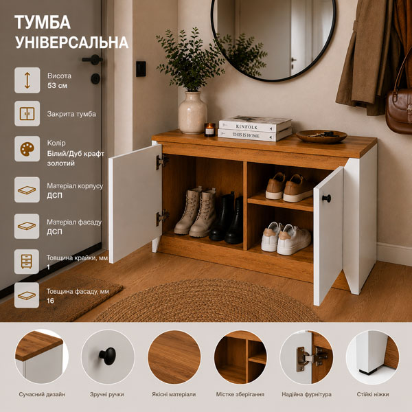 Переваги тумби Нордік-980